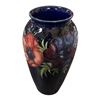 Image 1 : Vintage Moorcroft Blue Floral Pottery Vase
