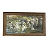 Image 1 : Vintage Framed Print "The Progress of Spring" By Charles Daniel Ward