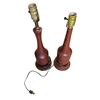 Image 1 : Pair Of Mid Century Modern Teak Lamps