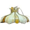 Image 1 : Vintage Stain Slag Glass Hanging Chandelier