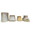 Image 1 : 4 Assorted Vintage Lamp Shades: Pleated And Cloth