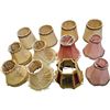 Image 1 : 11 Assorted Lamp Shades: Tassel, Pleated, Cloth