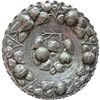 Image 1 : Vintage Repousse Fruit And Leaves Wall Hanging Platter