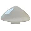 Image 1 : Vintage Milk Glass Cone Shaped Glass Light Shade