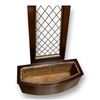 Image 2 : Vintage Copper Lined Planter Shelf