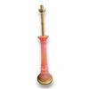 Image 1 : Rare Pink Opalescent Swirl Glass Table Lamp