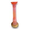Image 2 : Rare Pink Opalescent Swirl Glass Table Lamp