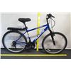 Image 1 : Huffy Rock Creek Blue Men's Mountain Bike w/ Back Rack