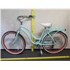 Image 8 : Schwinn S5477C Perla Blue Girl's Cruiser Bike w/ Back Rack