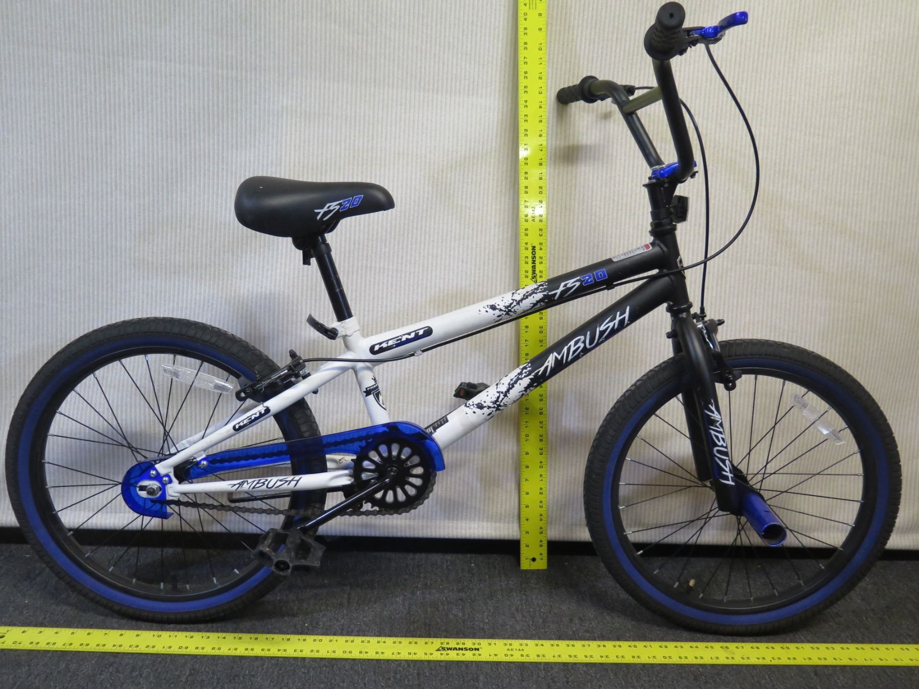 Ambush Blue And White Bmx Bike Kent Bmx Bikes Kent Freestyle Fs20