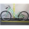 Image 8 : Huffy Parkside Green Women's Cruiser Bike  (missing seat)