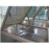 Image 6 : Qty 2 Kettal Mesh Deck Lounge Chairs 74" x 24" x 13"H w/ Matching Table 19" x 19" x 16"H