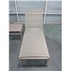 Image 10 : Qty 2 Kettal Mesh Deck Lounge Chairs 74" x 24" x 13"H w/ Matching Table 19" x 19" x 16"H