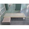 Image 16 : Qty 2 Kettal Mesh Deck Lounge Chairs 74" x 24" x 13"H w/ Matching Table 19" x 19" x 16"H