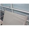 Image 7 : Qty 2 Kettal Mesh Deck Lounge Chairs 74" x 24" x 13"H w/ Matching Table 19" x 19" x 16"H