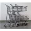 Image 1 : Qty 3 Cari-All Double Basket Express Shopping Carts