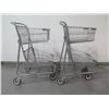 Image 2 : Qty 2 Cari-All Double Basket Express Shopping Carts
