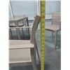 Image 19 : Triconfort Kettal Square Outdoor Table 36" x 36" x 29" w/ 4 Mesh Chairs 23" x 16" x 32"H