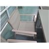 Image 8 : Kettal Rectangular Outdoor Table 61" x 36" x 29" w/ 4 Mesh Chairs 23" x 16" x 32"H