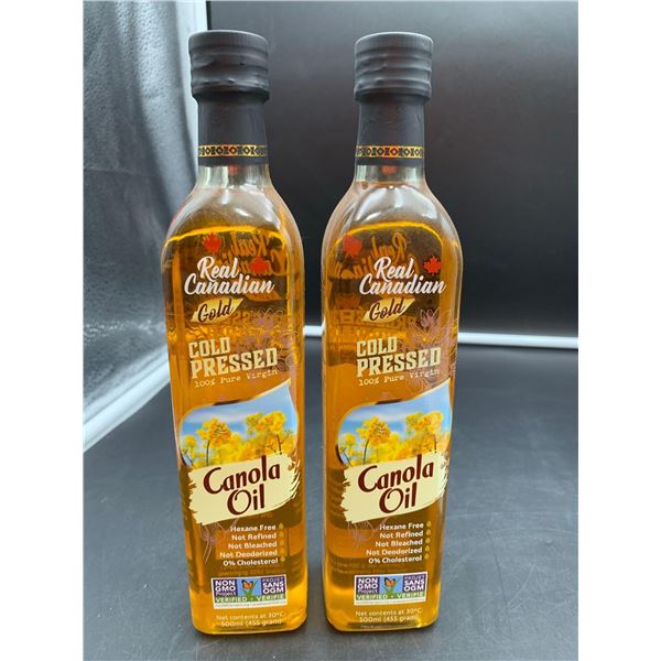 Real Canadian Cold Pressed Canola Oil (2 x 500ml)