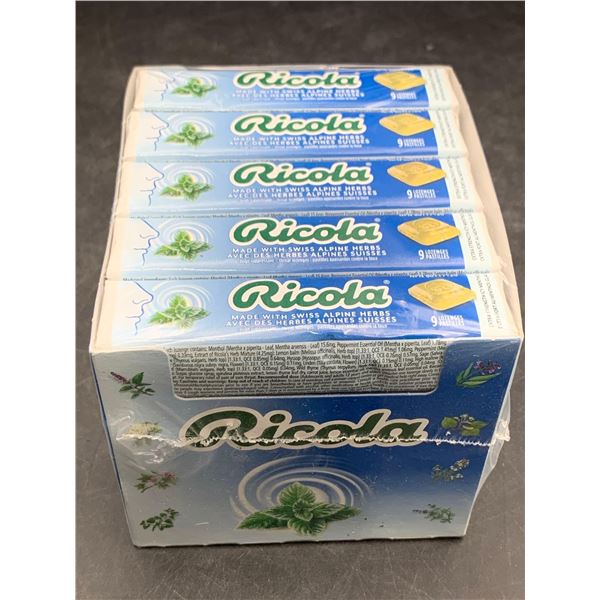 Ricola Mint Lozenges with Swiss Alpine Herbs (20 x 31.5g) Extra Strength Icy Menthol