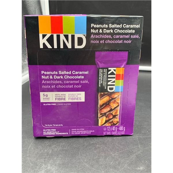 Kind Peanuts Salted Caramel Nuts & Dark Chocolate Bars (12 x 40g)