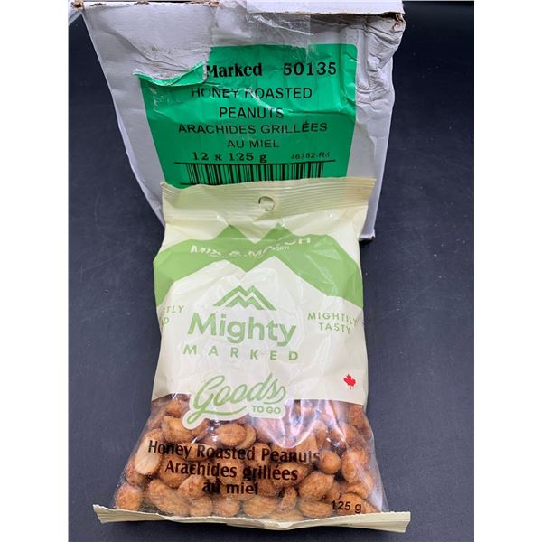 Mighty Marked Honey Roasted Peanuts (12 x 125g)