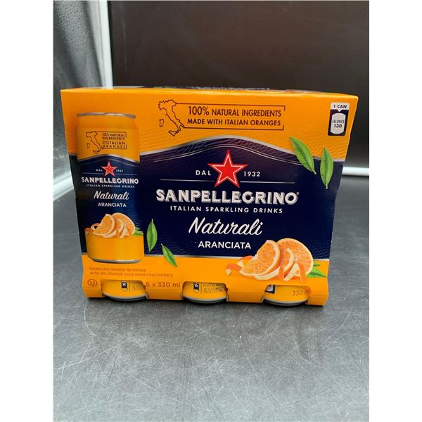 SanPellegrino Italian Sparkling Drinks-Sparkling Orange Beverage (6 x 330ml)