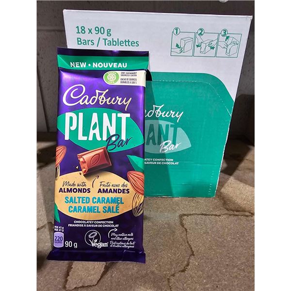 Cadbury Plant Based Almond & Salted Caramel Candy Bars (18 x 90g)