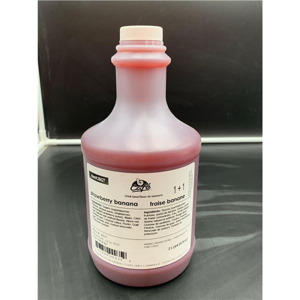 b Cafe Strawberry Banana Drink Base (2L)