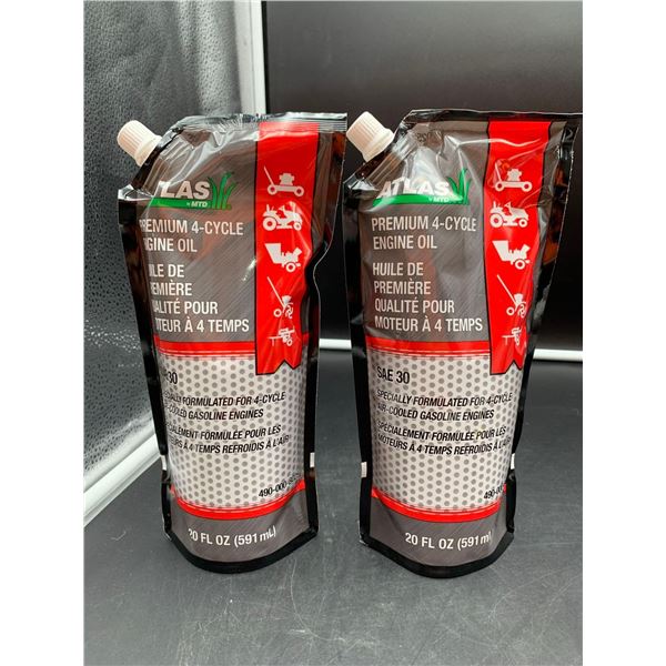 Atlas Premium 4-Cycle Engine Oil (2 x 591ml)