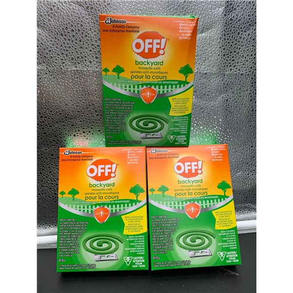 Off Backyard Mosquito Coils (3 x 84.56g)