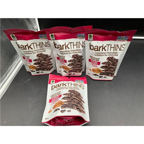 Bark Thins Snacking Chocolate-Dark Chocolate Almond (4 x 150g)