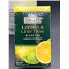 Image 2 : Ahmad Tea Lemon & Lime Twist Black Tea (6 x 20ct)