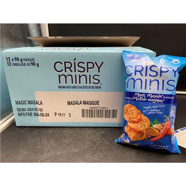 Crispy Mini's Magic Masala Brown Rice Cakes (12 x 90g)