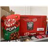 Image 1 : CASE LOT -Nestle KitKat Pops Hazelnut Chocolate Candy 12 x 160g