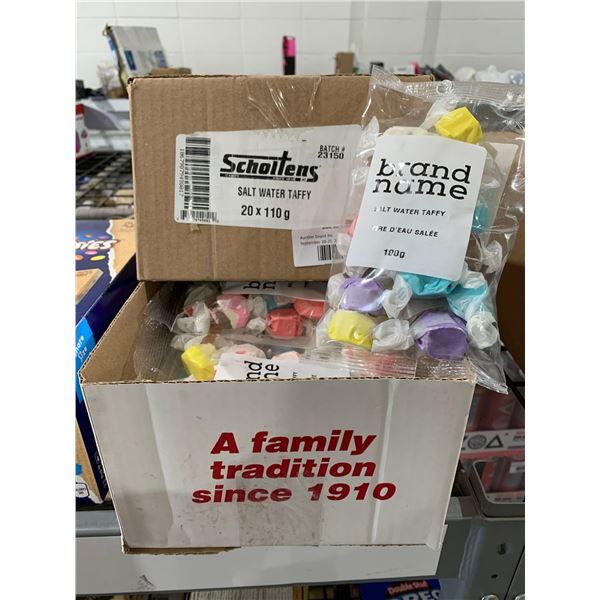 CASE LOT -Schlotens Salt Water Taffy Candy 20 x 110g
