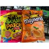 Image 2 : CASE LOT - Sour Patch Kids Headz & Fuzzy Peach Gummie Candy  24 x 154g (1 Case of 12 x 154g each)