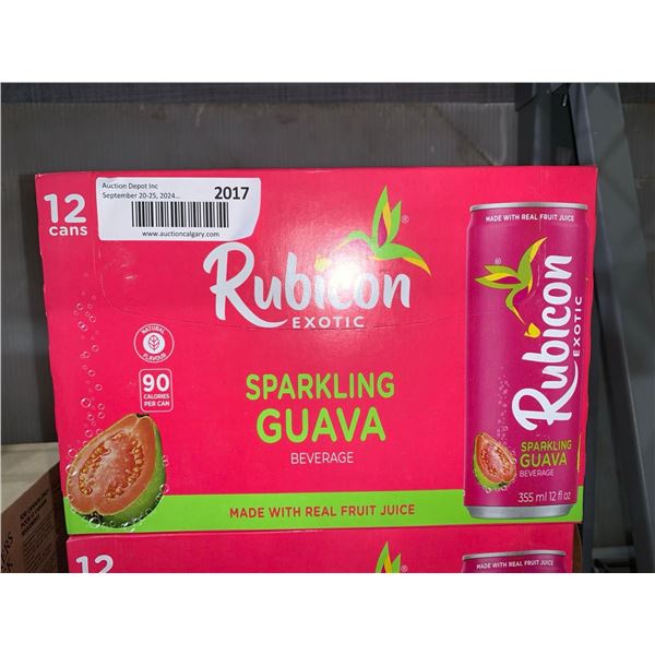 CASE LOT - Rubicon Sparkling Guava Beverage 12x355ml