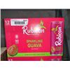 Image 1 : CASE LOT - Rubicon Sparkling Guava Beverage 12x355ml