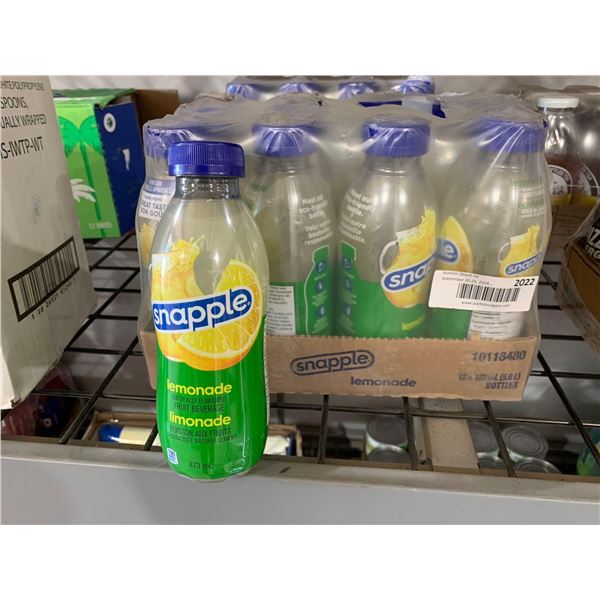 CASE LOT - Snapple Lemonade 12x 473ml