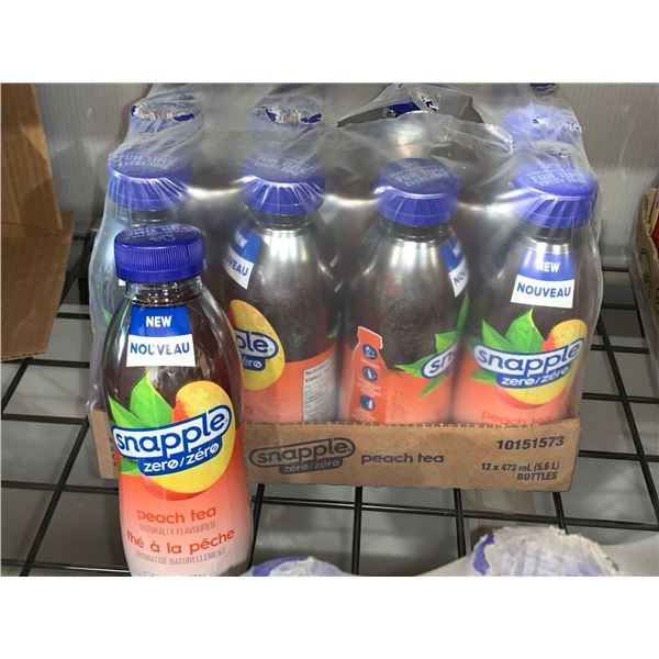 CASE LOT - Snapple Peach Iced Tea 12x 473ml