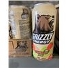 Image 2 : CASE LOT - Grizzly Energy Drink - Strawberry Kiwi 12x473 ml