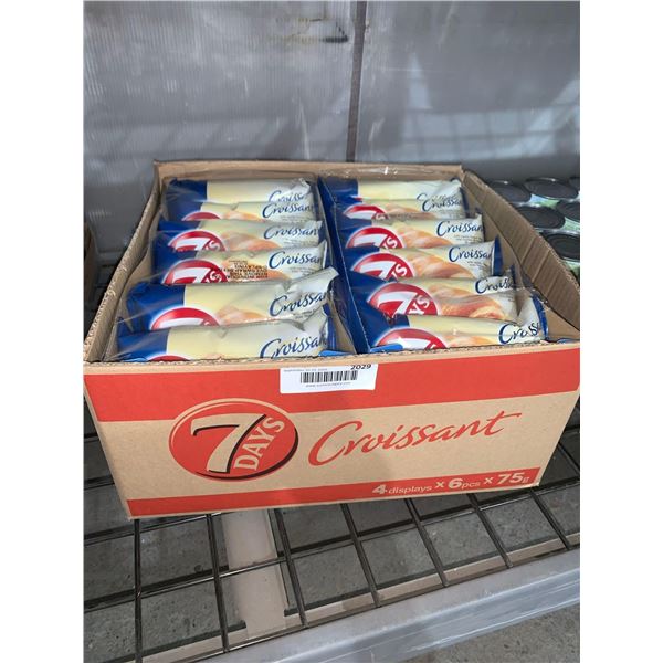 CASE LOT - 7Days Vanilla Crossiants 4x(6x75g)