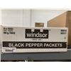 Image 1 : CASE LOT - Windsor Black Pepper Packets 6000 Count