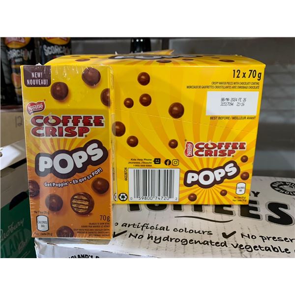 CASE LOT - Coffee Crisp Pops 12x70g