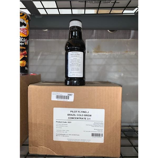 CASE LOT - Pilot Flying J Brazil Cold Brew Concentrate 3:1 - 12x473ml