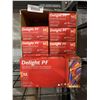 Image 1 : CASE LOT - Delight PF Vinyl Medical Examination Gloves - Medium - 10x100 count boxes