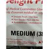 Image 3 : CASE LOT - Delight PF Vinyl Medical Examination Gloves - Medium - 10x100 count boxes