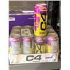 Image 1 : CASE LOT - C4 Zero Sugar Energy Drink - Grape Pipsicle 12x 473ml